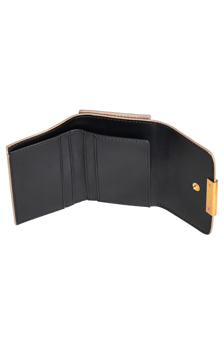 Rebecca Minkoff Insider Compact Leather Wallet, Alternate, color, Oyster