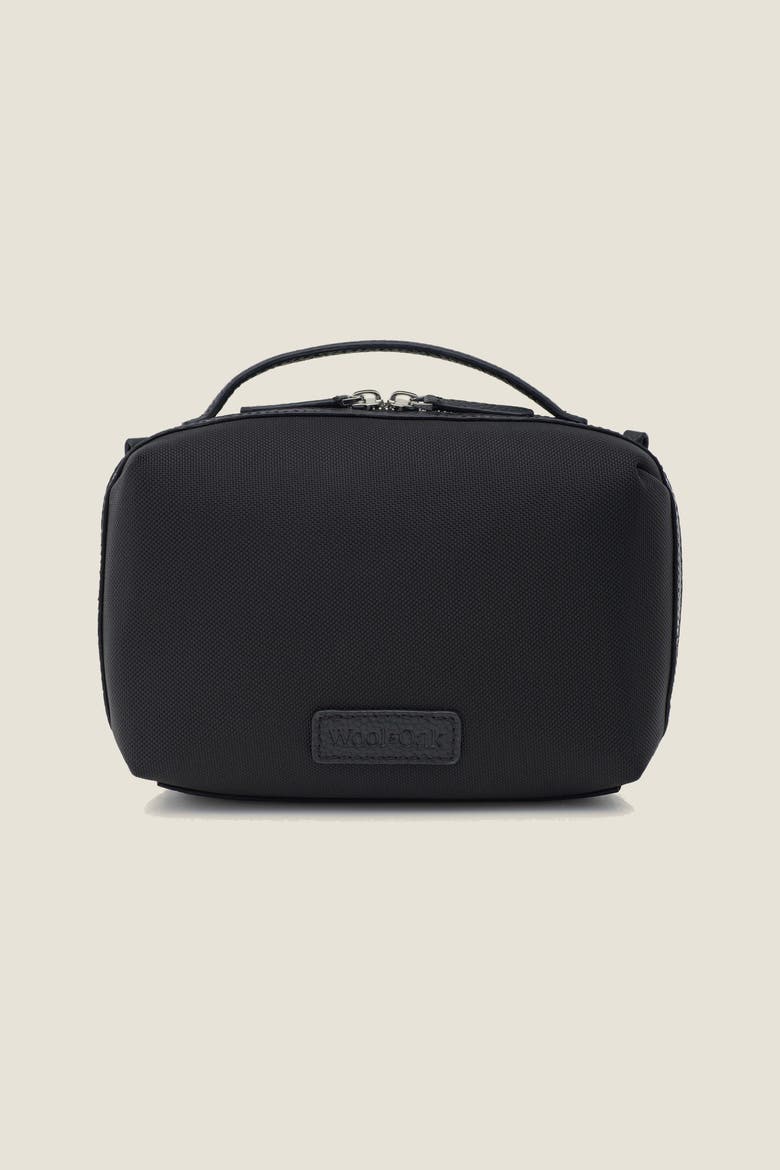Toto Split Compartment Nylon Travel Dopp Kit, Main, color, Black Nylon