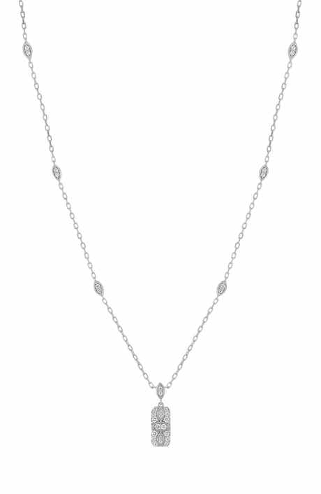 Mika Petite Diamond Pendant Necklace