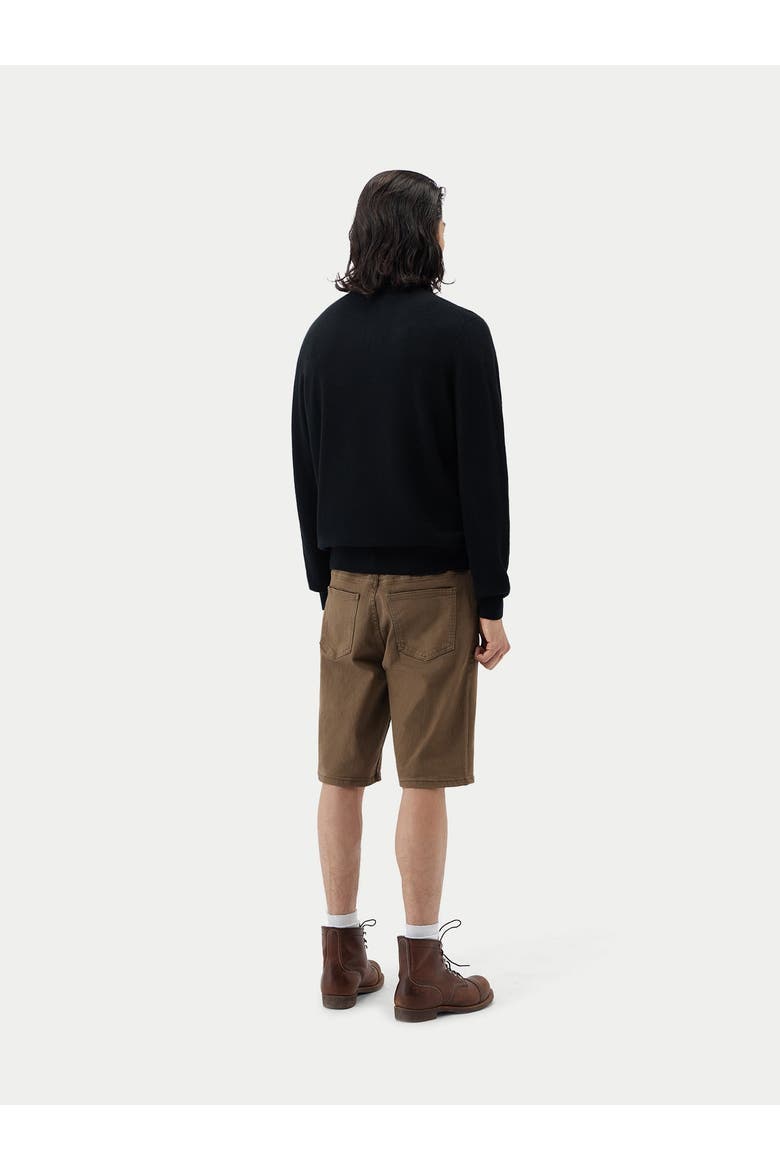 Timeless Half-Zip Cashmere Sweater, Alternate, color, black