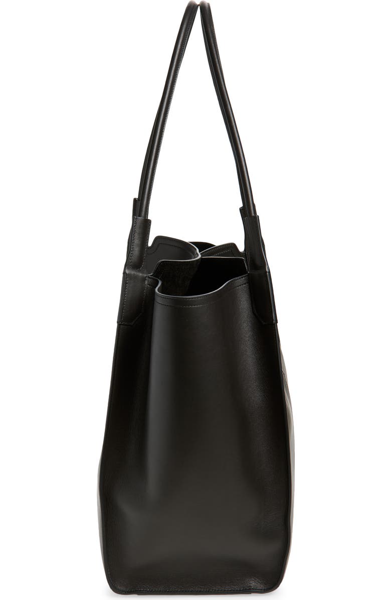 Victoria Beckham Victoria Leather Tote, Alternate, color, Black