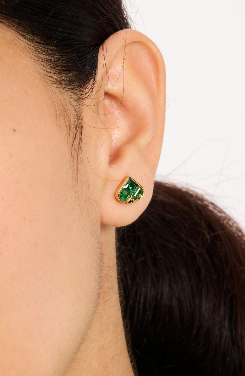 Kate Spade New York spade stud earrings, Alternate, color, 