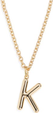 ROXANNE ASSOULIN The Big Puffy Initial Pendant Necklace