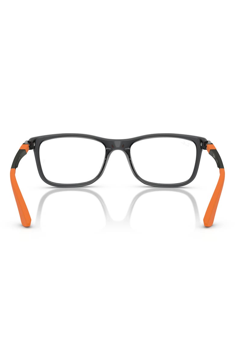 Ray-Ban Kids' 50mm Square Optical Glasses, Alternate, color, Grey