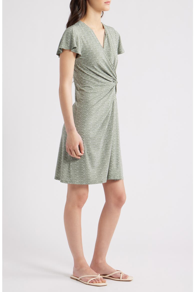 Clara Bay Breeze Short Sleeve Dress, Alternate, color, SOAPSTONE
