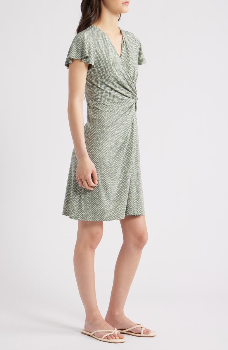 Tommy Bahama Clara Bay Breeze Short Sleeve Dress, Alternate, color, Soapstone