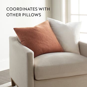 Stone Washed Cotton Throw Pillow