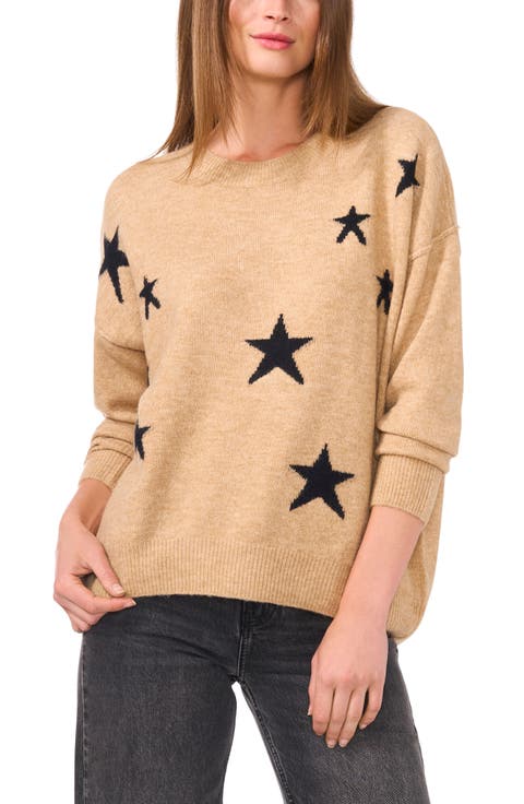 Star Crewneck Sweater (Regular & Petite)