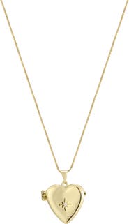 Adornia Heart Locket Pendant Necklace