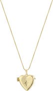 Adornia Heart Locket Pendant Necklace