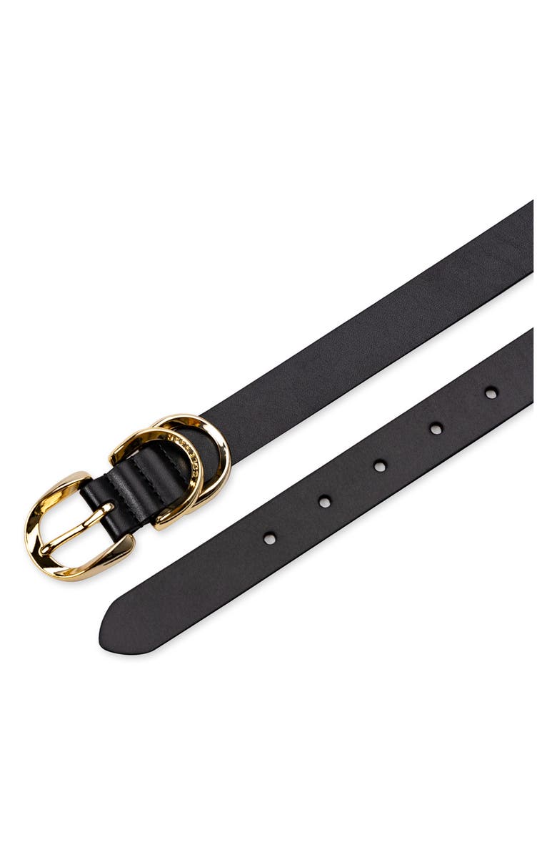 Cole Haan Triple Buckle Leather Belt, Alternate, color, 