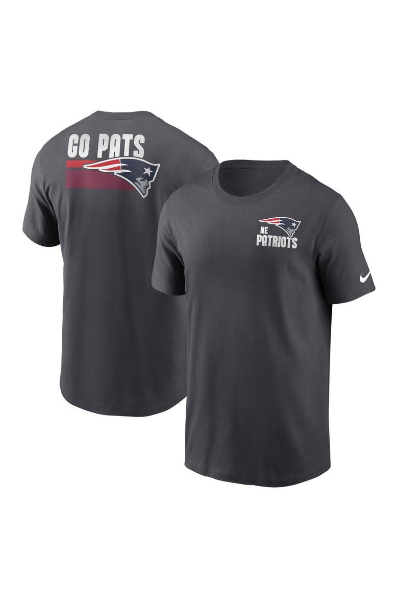 Men's Nike Anthracite New England Patriots Blitz Essential T-Shirt, Main, color, Anthracite