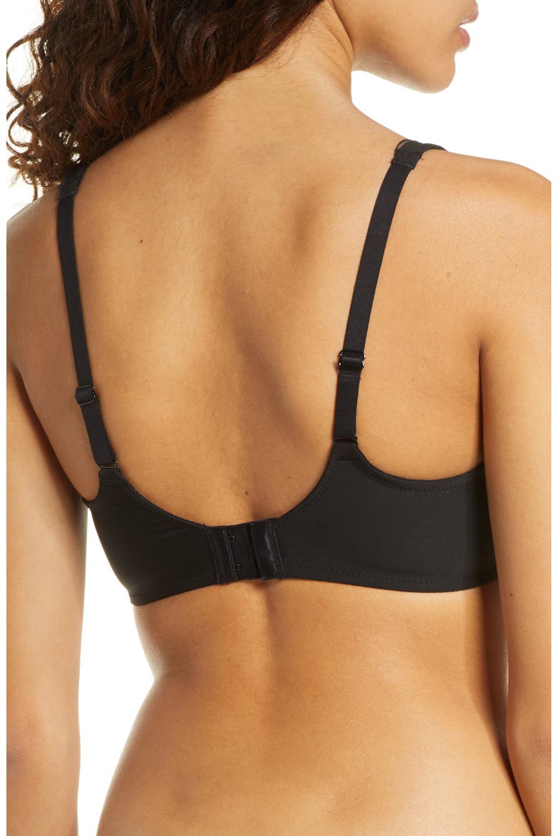 High Standards Seamless Underwire Bra, Alternate, color, BLACK