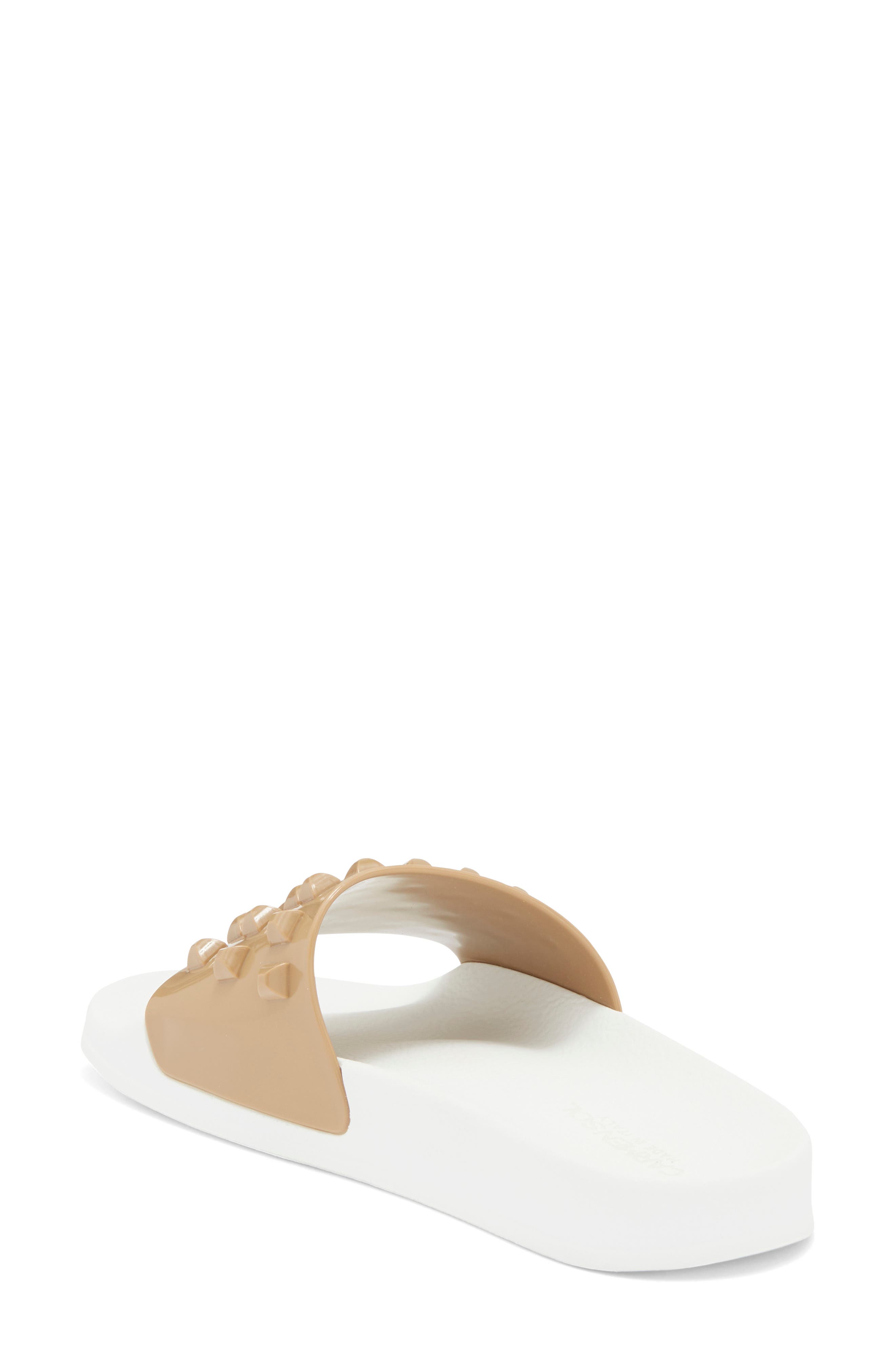 Franco Waterproof Slide Sandal, Alternate, color, BEIGE