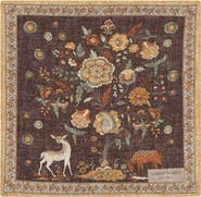 Robert Talbott Collins Garden Double Print Pocket Square