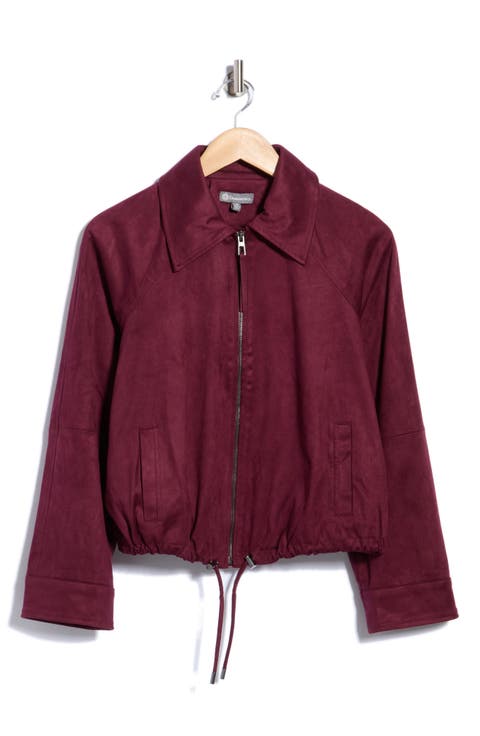 Faux Suede Jacket