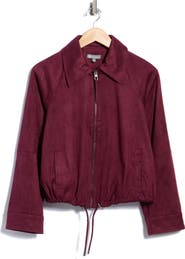 Democracy Faux Suede Jacket