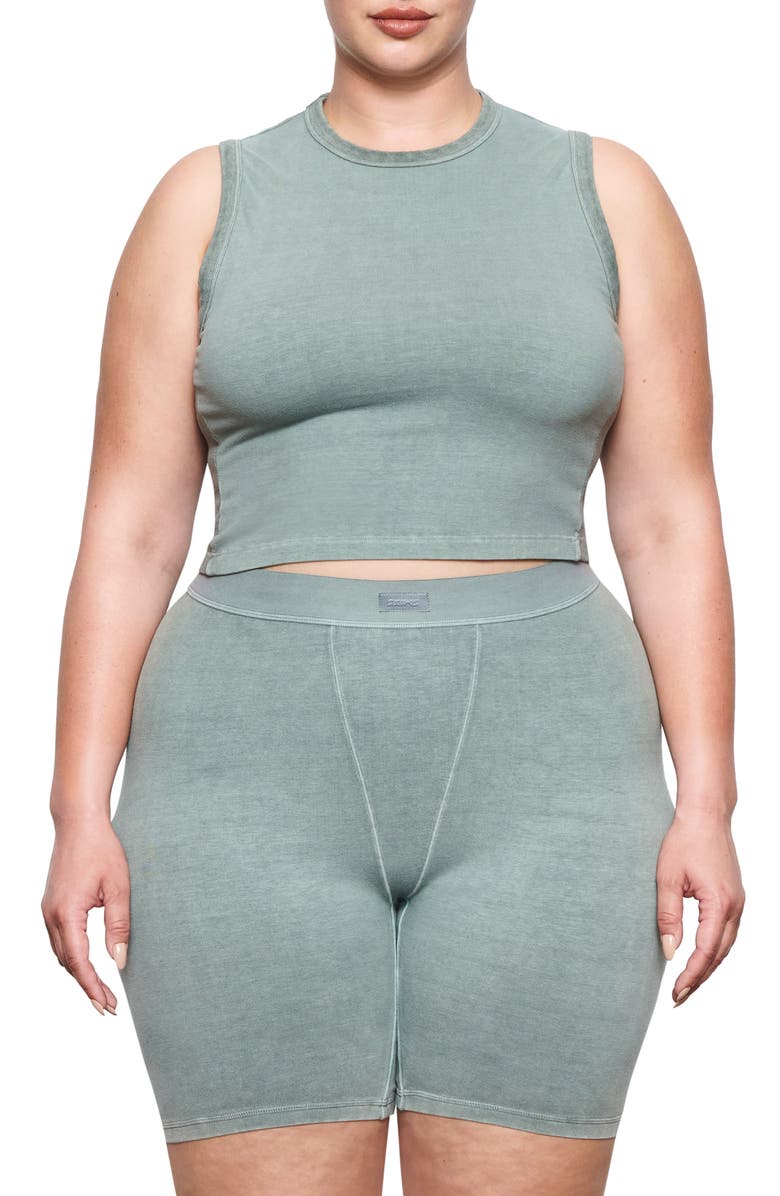 SKIMS Outdoor Basics Tank, Main, color, Blue Chalk