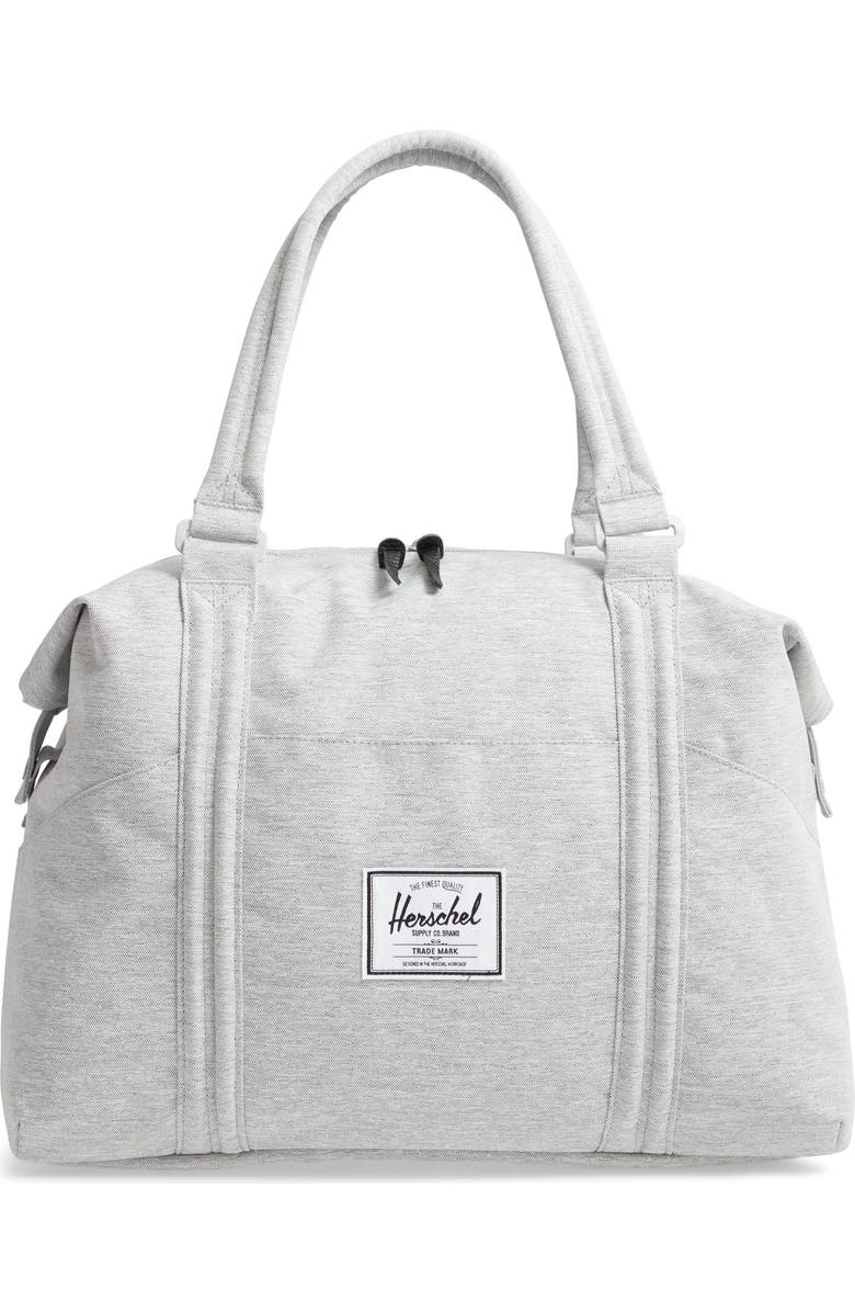 Herschel Supply Co. Strand Duffle Bag, Main, color, Light Grey Crosshatch