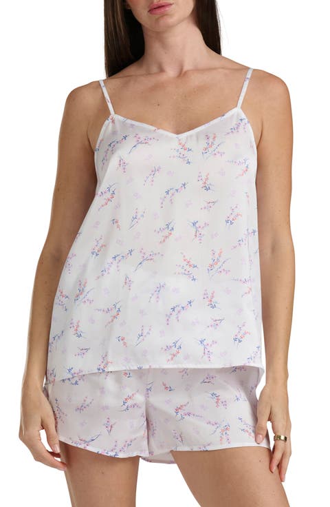 Floral Satin Pajamas