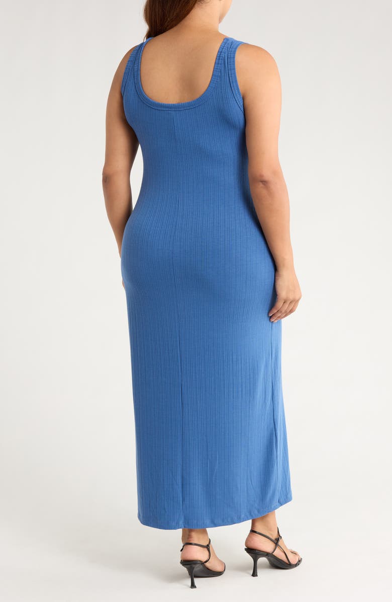 Renee C Rib Knit Midi Dress, Alternate, color, Blue