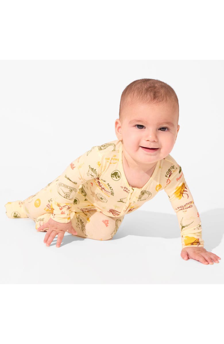 Bellabu Bear Baby Jurassic Park Origins Convertible Footie, Alternate, color, Jurassic Park: Origins
