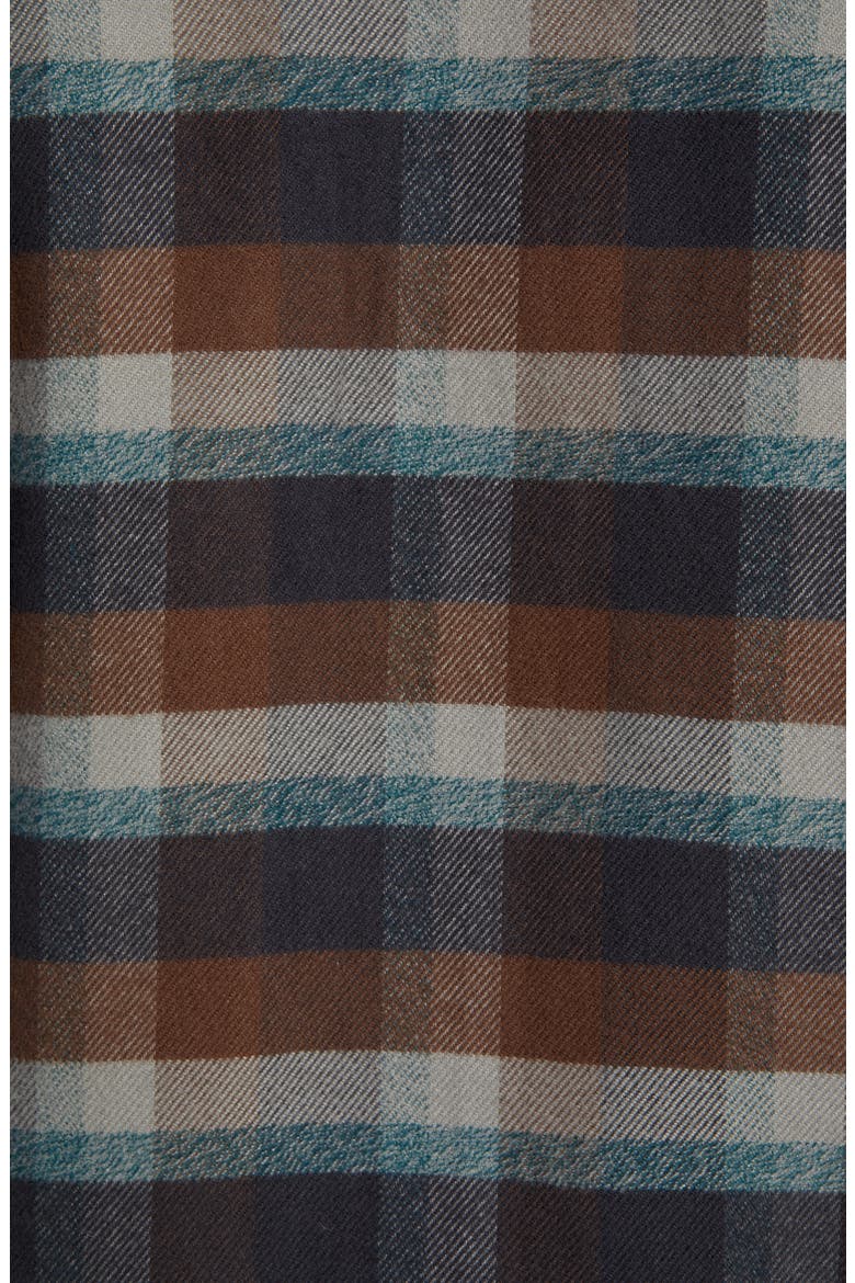 'Fjord' Flannel Shirt Jacket, Alternate, color, OBSERVER INK BLACK