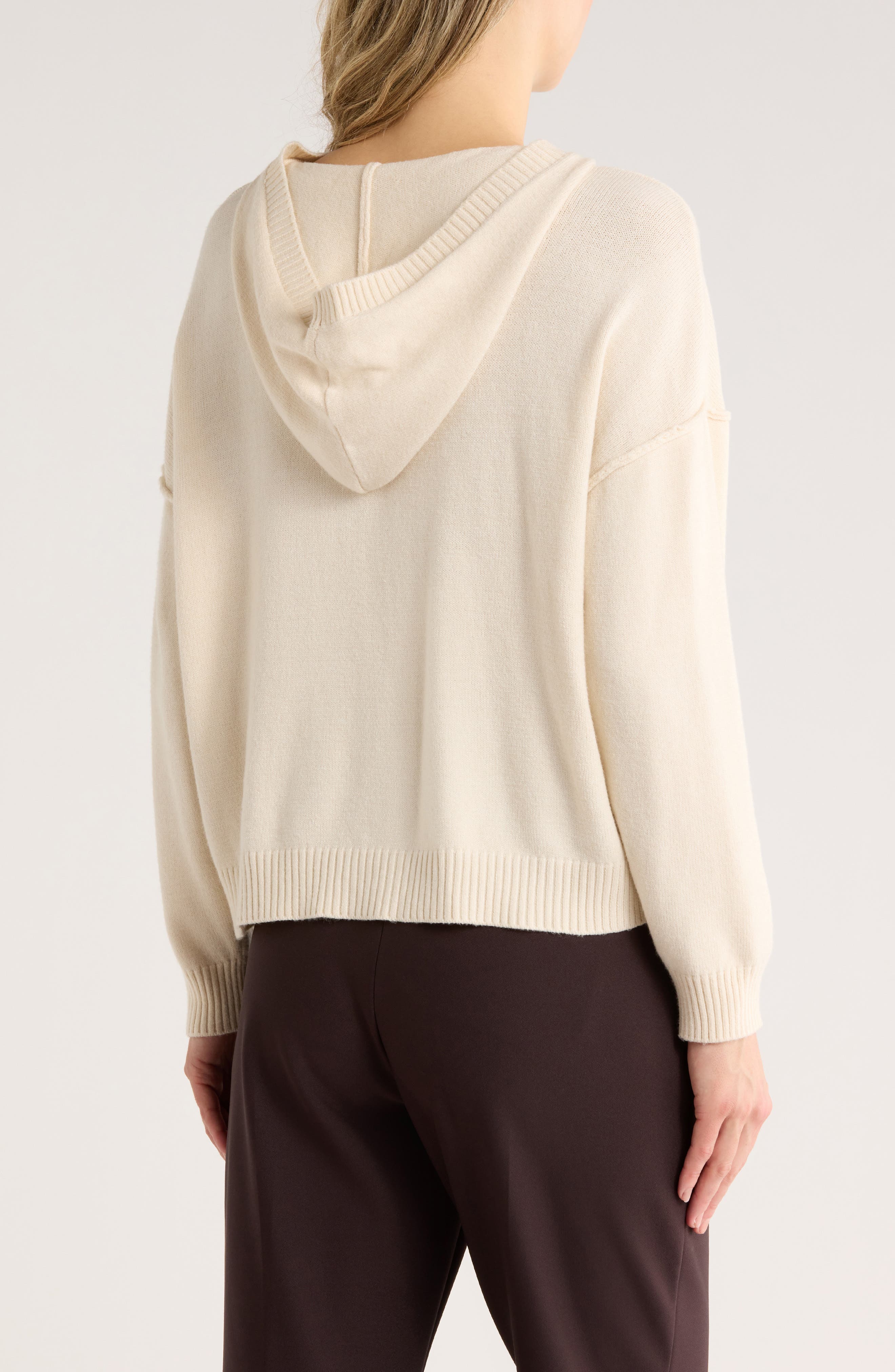 Hooded Pullover Sweater - image 4