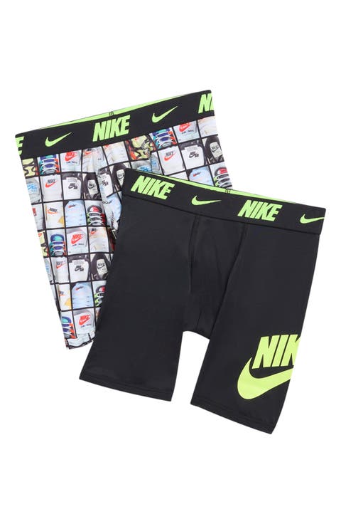 Kids' 2-Pack Assorted Printed Boxer Briefs