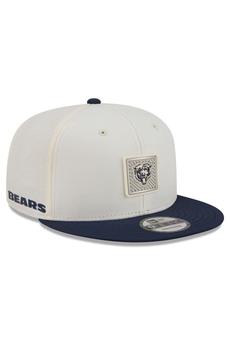 Men's New Era  Cream/Navy Chicago Bears 2026 NFL Training Camp 9FIFTY Snapback Hat, Main, color, Cream