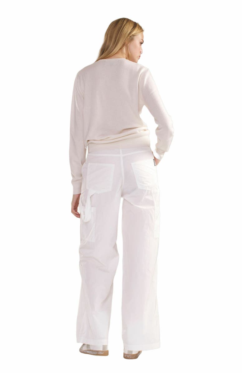 Cynthia Rowley Elea Wool Cashmere Sweater, Alternate, color, White