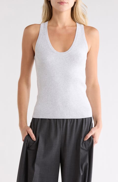 Scoop Neck Knit Tank