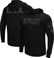 COLOSSEUM Men's Colosseum Black Syracuse Orange OHT Military Appreciation Hoodie Long Sleeve T-Shirt