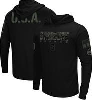 COLOSSEUM Men's Colosseum Black Syracuse Orange OHT Military Appreciation Hoodie Long Sleeve T-Shirt