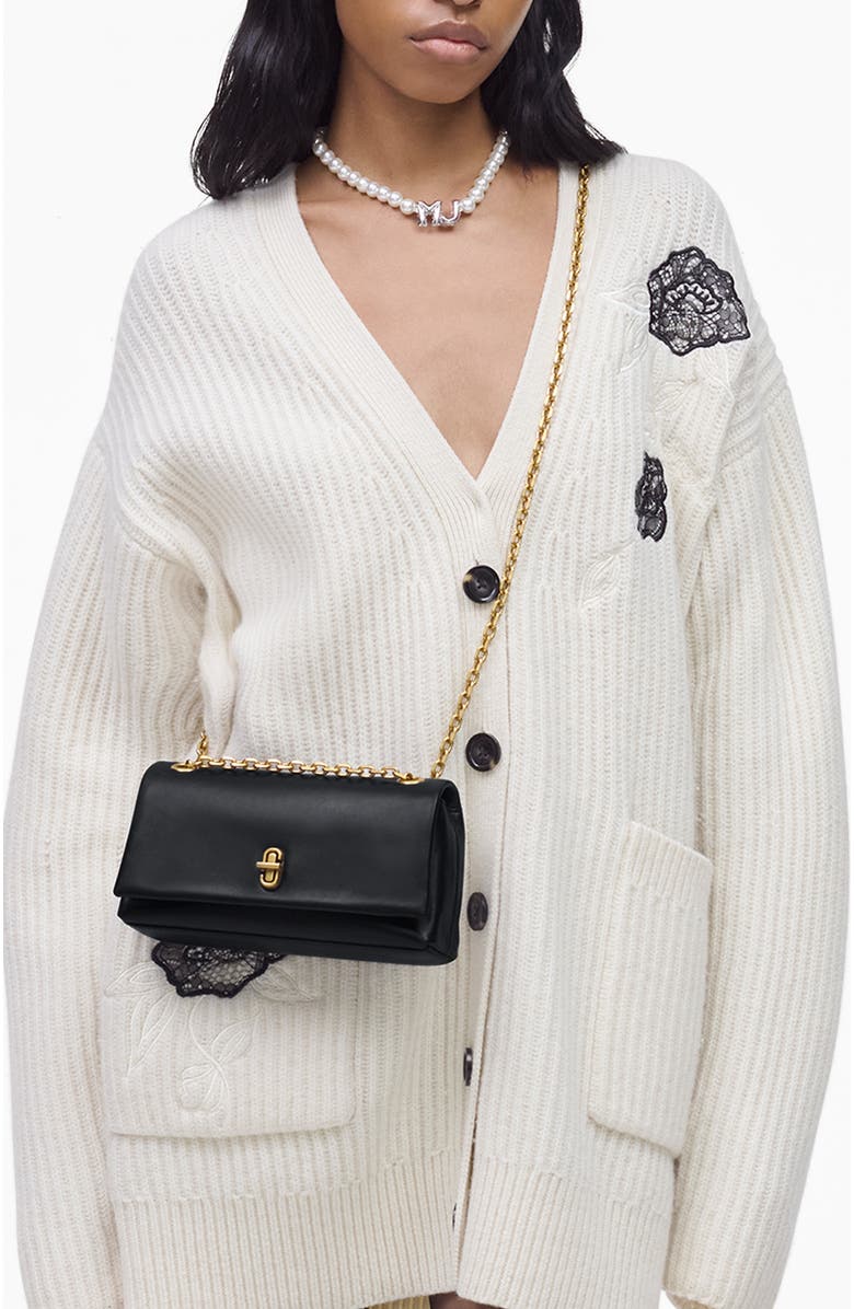 Marc Jacobs The Dual Chain Strap Mini Bag, Alternate, color, Black