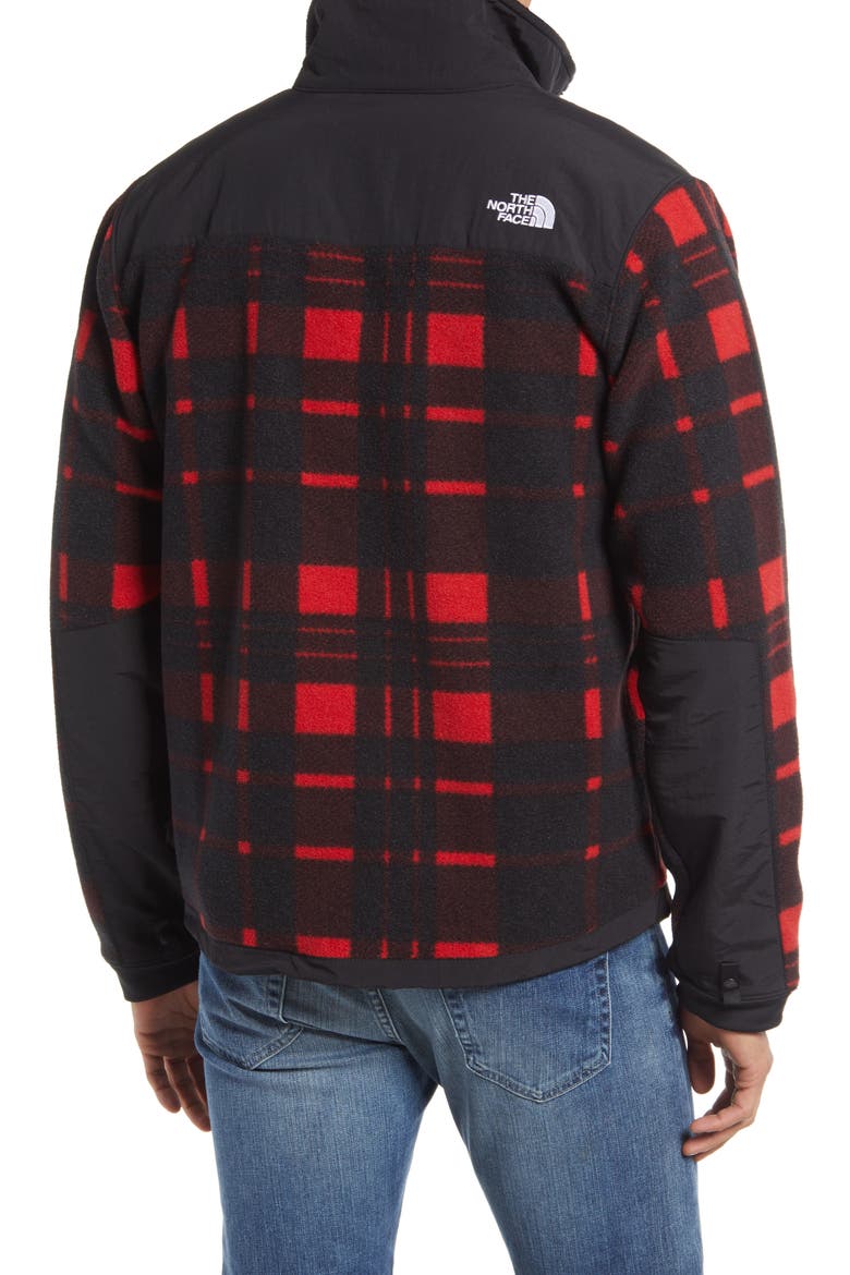 Denali 2 Jacket, Alternate, color, TNF RED HOLIDAY 2 PLAID PRINT