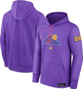 Nike Men's Nike  Purple Colorado Rockies 2025 City Connect Authentic Collection Therma Pullover Hoodie