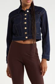 JASON WU Cropped Denim Jacket