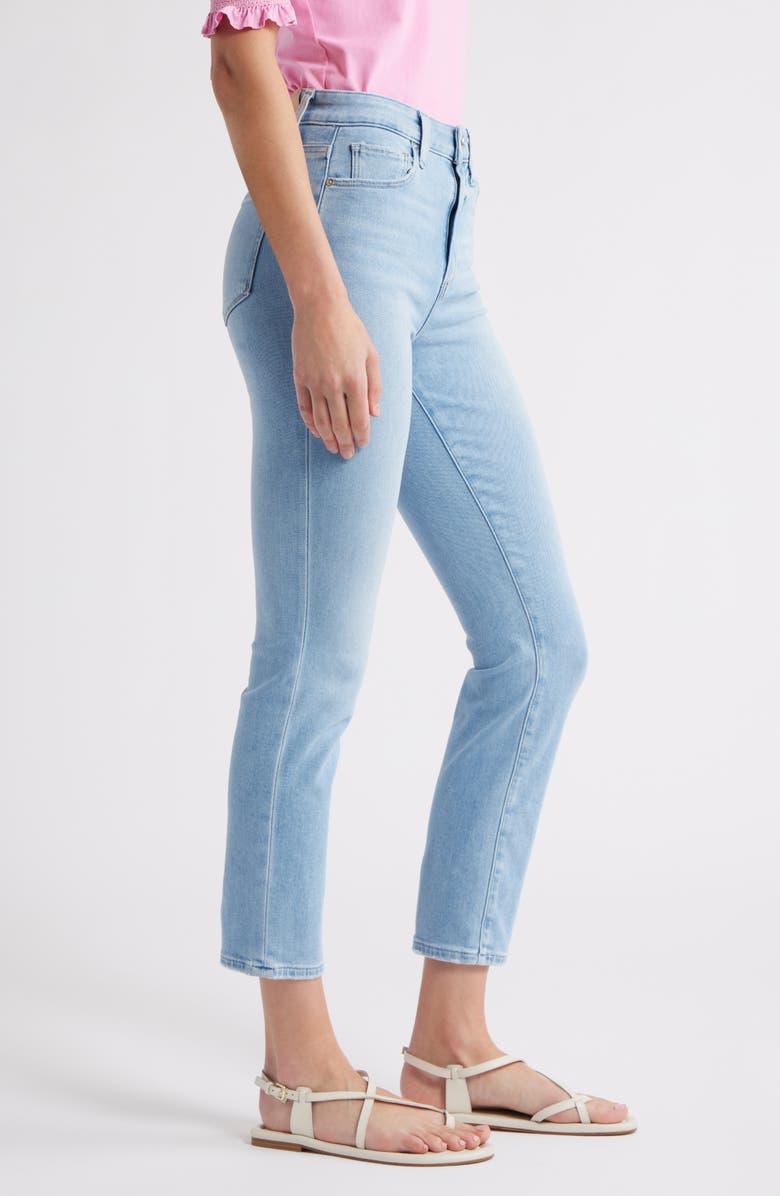 PAIGE Gemma High Waist Crop Cigarette Jeans, Alternate, color, Luminaries