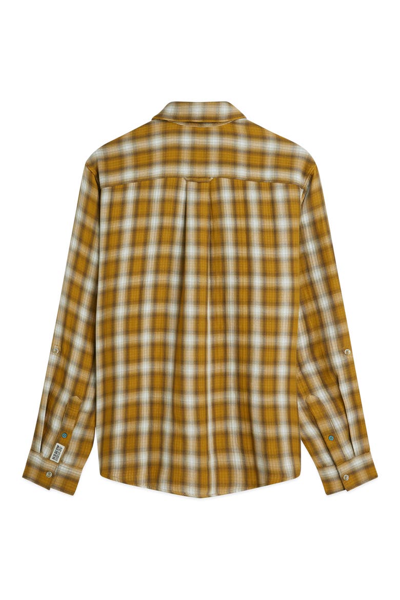Plaid Double Cloth Shirt, Alternate, color, RAFFIA CHECK