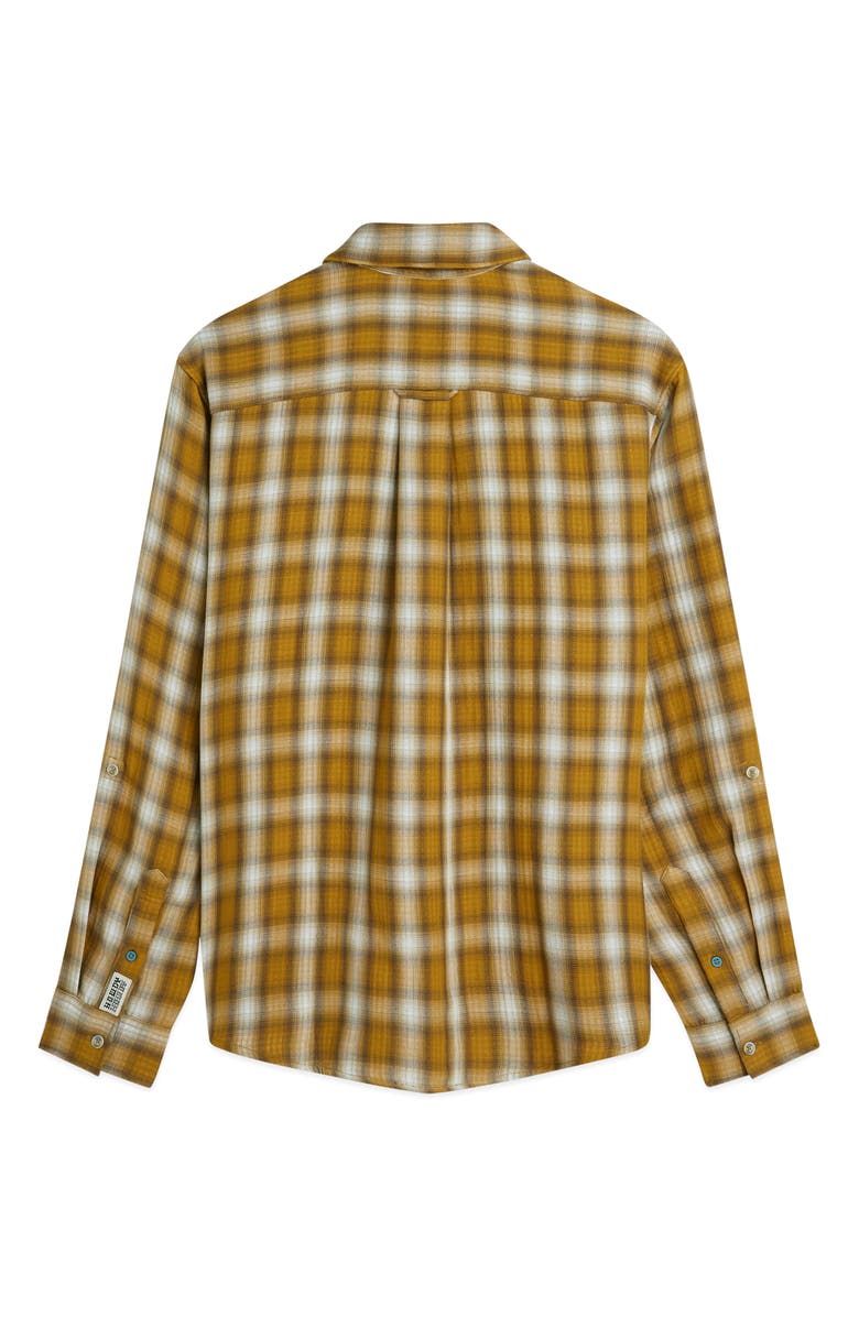 Scotch & Soda Plaid Double Cloth Shirt, Alternate, color, Raffia Check
