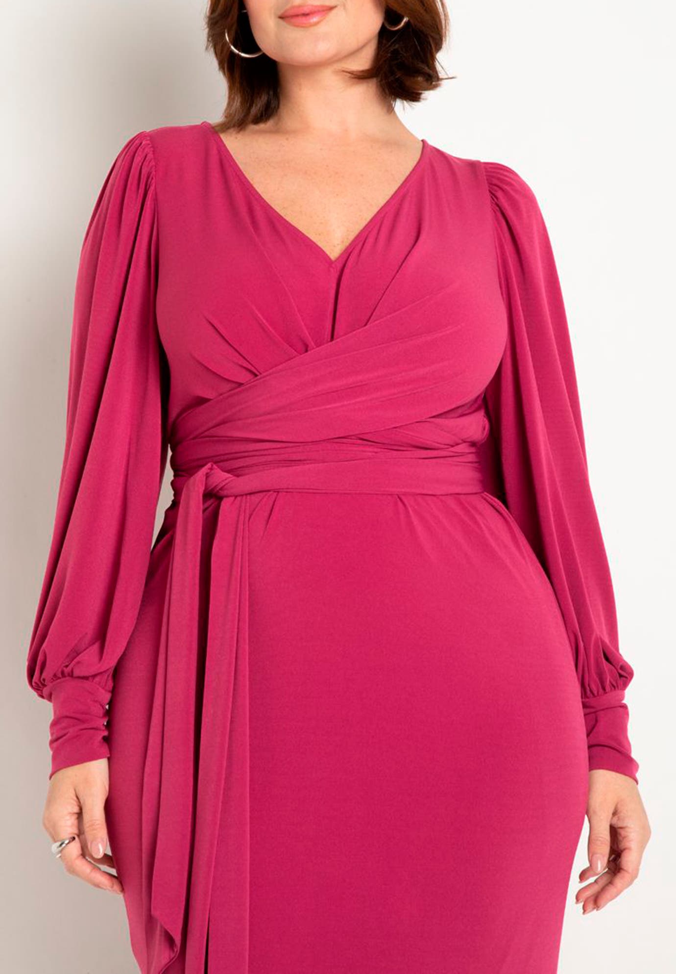 Cross Front Midi Dress - image 2