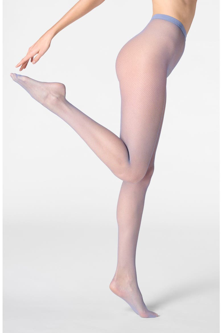 Collant Tricot Fishnet Tights, Main, color, CRYSTAL GREY