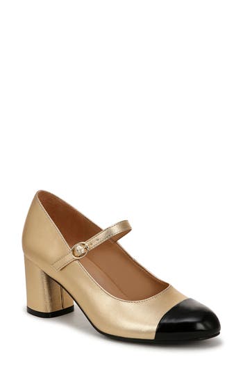 Naturalizer Loveable Mary Jane Pump In Gold