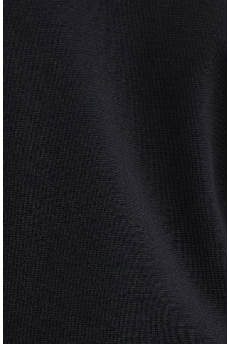 Merino Wool Zip Cardigan, Alternate, color, BLACK