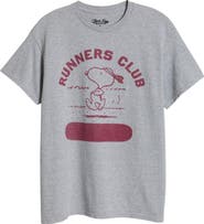 Junk Food Peanuts® Runners Club Cotton Graphic T-Shirt
