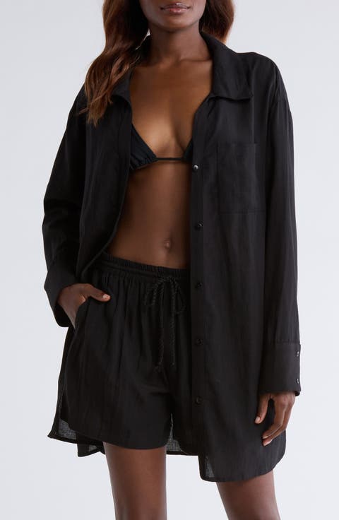 Oversized Cover-Up Shirt