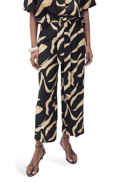 Printed Straight Leg Pants (Regular & Plus)