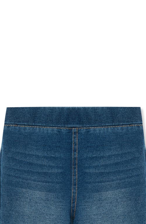 Habitual Kids Eyelet Embroidered Hoodie & Pull-on Jeans Set In Blue