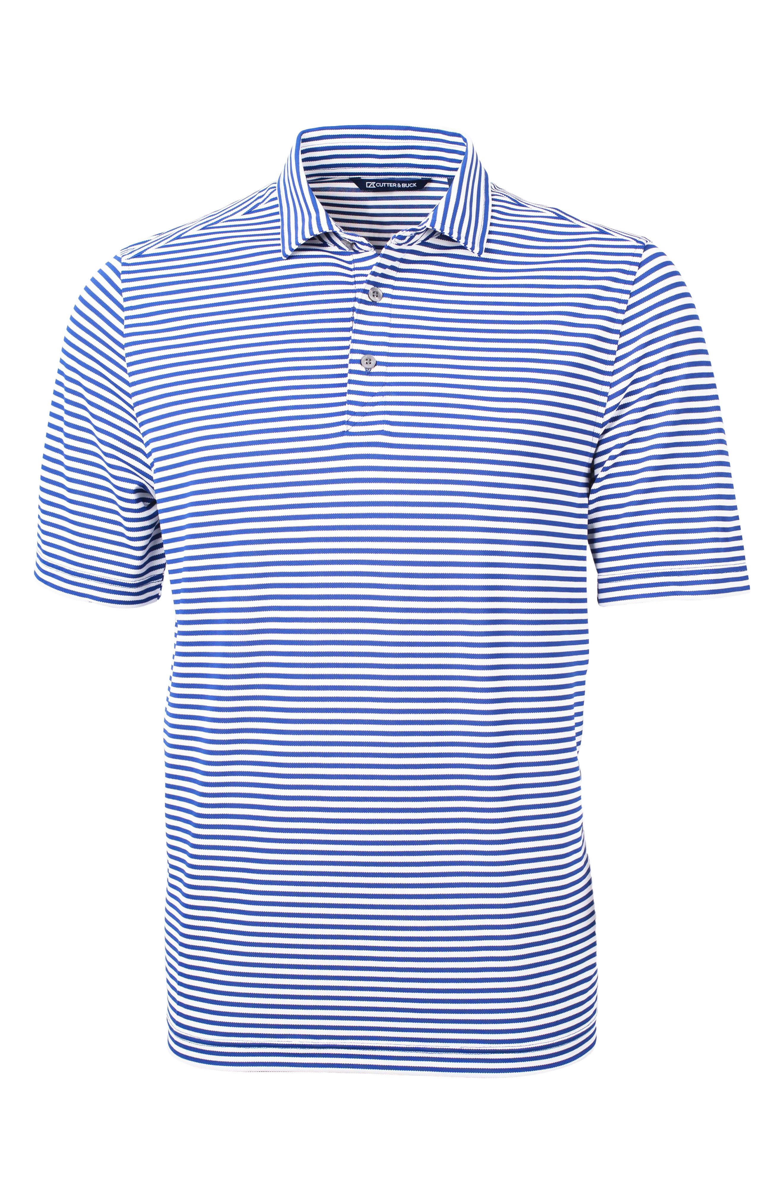 Virtue Pique Stripe Recycled Blend Polo - image 3